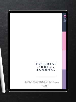 Digital Photo Progress Tracker | Rolling 96-Hour Fasting Photo & Weight Tracker