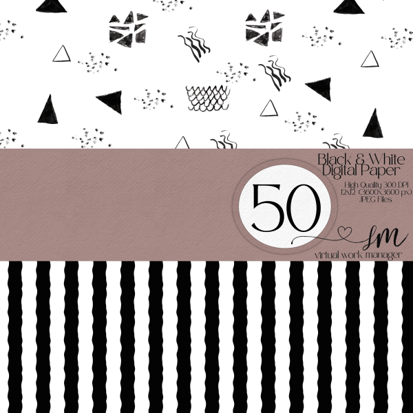 Black Digital Paper