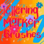 Calligraphy Markers Lettering Brushes
