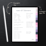 Digital Planner for Rolling 96-Hour Fasting | Weight Loss Tracker & Planner (Cotton Candy)