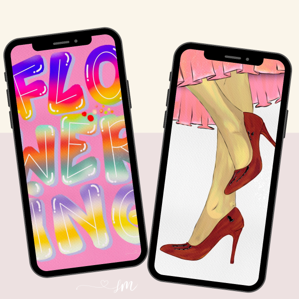 Feminine One: Self-Love Cellphone Wallpaper Pack