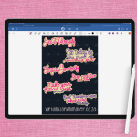 Glitter Motivational Stickers | FREE Download