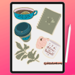 Self-Care Free Stickers