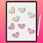 Love Sweeties Free Stickers