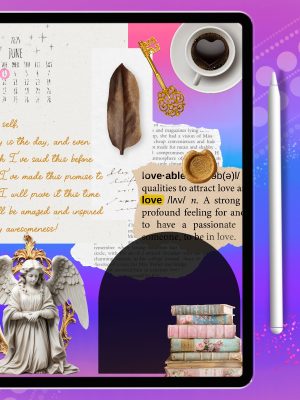 Lux Aesthetic Journal Elements | Digital Stickers
