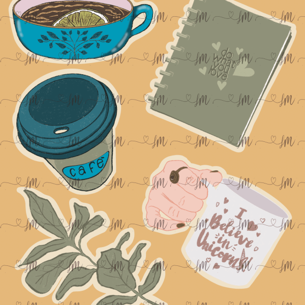 Self-Care Free Stickers
