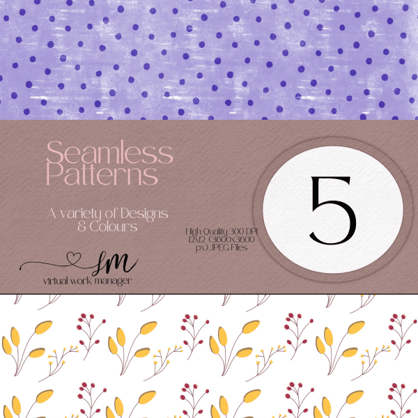 Premium Seamless Pattern Designs 5 Premium Seamless Pattern Designs