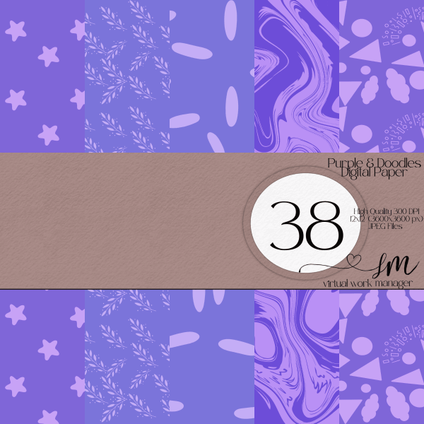 Purple Digital Paper