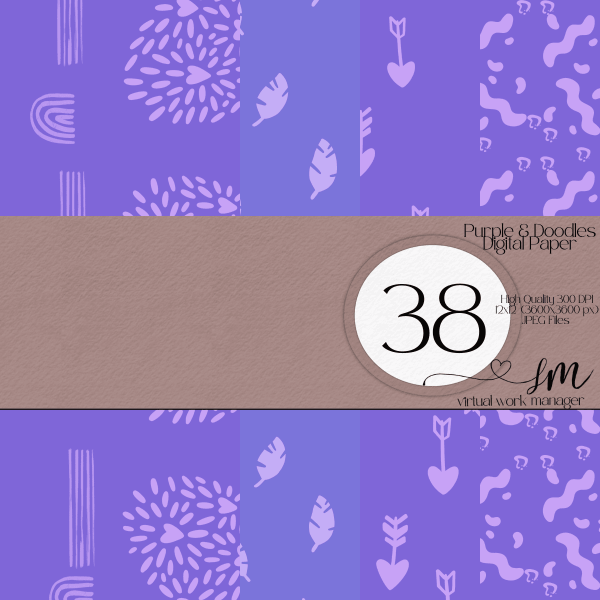 Purple Digital Paper