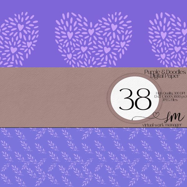 Purple Digital Paper