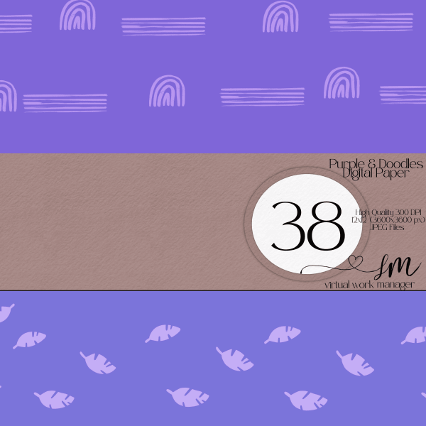 Purple Digital Paper