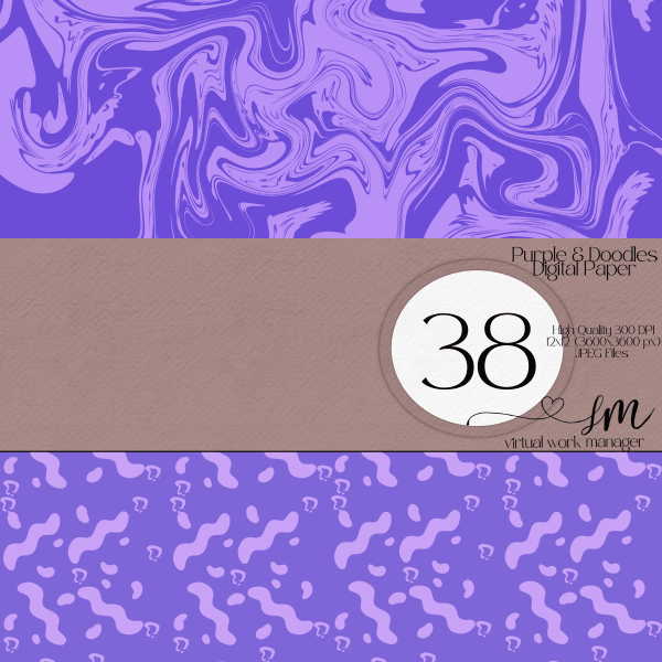 Purple Digital Paper