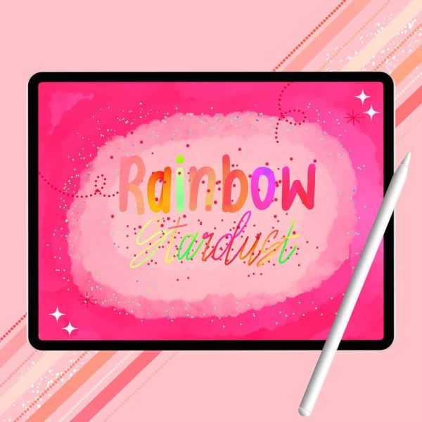 Rainbow Stardust | Perfect for Lettering & Calligraphy Art