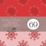 Reds & Pinks Valentine Digital Paper