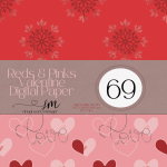 Reds & Pinks Valentine Digital Paper