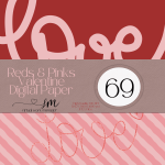 Reds & Pinks Valentine Digital Paper