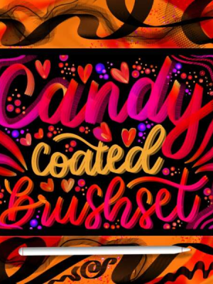 Candy Coated Procreate Brushset – 30 Exclusive Brushes to Ignite Your Artistic Passion