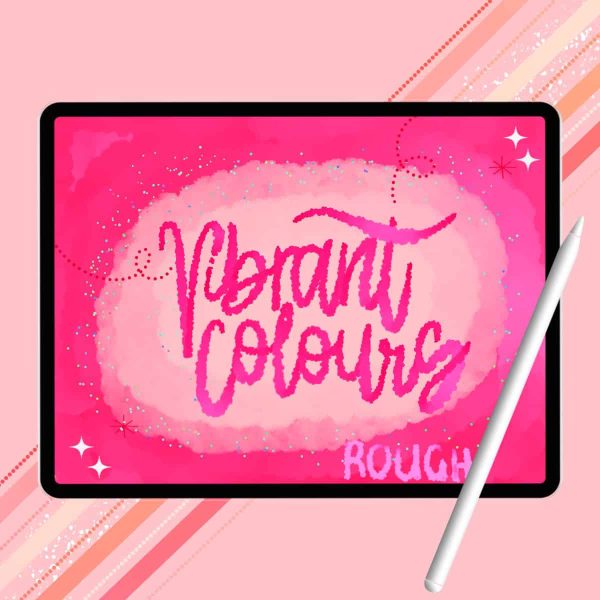 Vibrant Colours Rough | Perfect for Lettering & Calligraphy Art