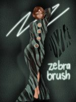Zebra Fashion Brush