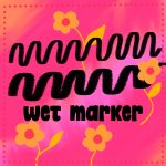 Wet Marker Lettering Brush