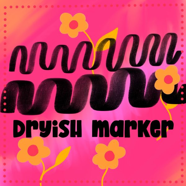 Dry-ish Marker Lettering Brush 2 Dry-ish Marker Lettering Brush