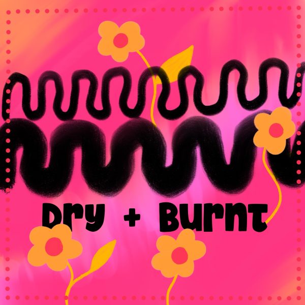 Dry Burnt Lettering Brush