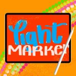 Light Marker Lettering Brush