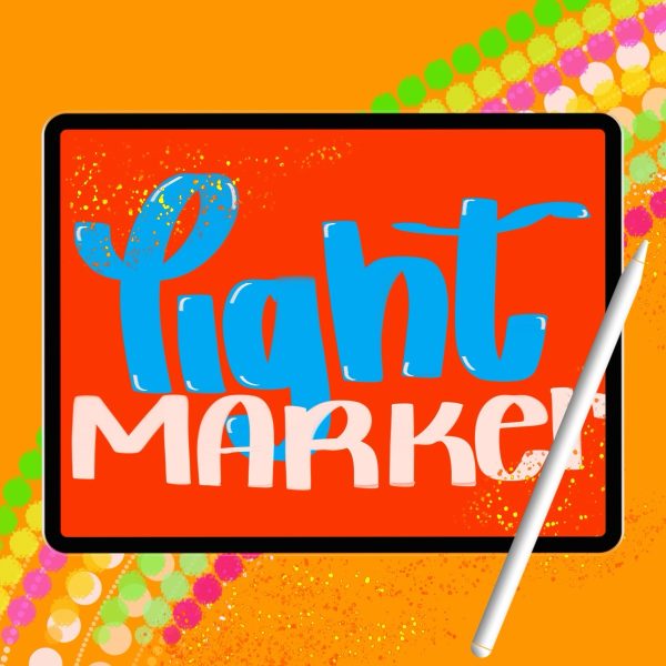 Light Marker Lettering Brush 1 Light Marker Lettering Brush