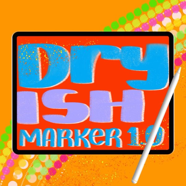 Dryish Marker01 Lettering Brush 1 Dryish Marker01 Lettering Brush