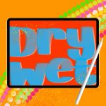 Dry ButWet Lettering Brush