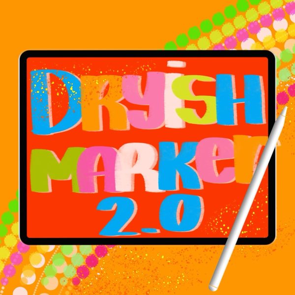 Dryish Marker02 Lettering Brush 1 Dryish Marker02 Lettering Brush