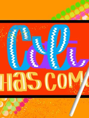 Cali Has Come Lettering Brush