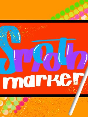 Smooth Marker Lettering Brush