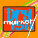 Dry-ish Marker Lettering Brush