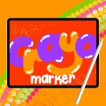 CrayoMarker Lettering Brush