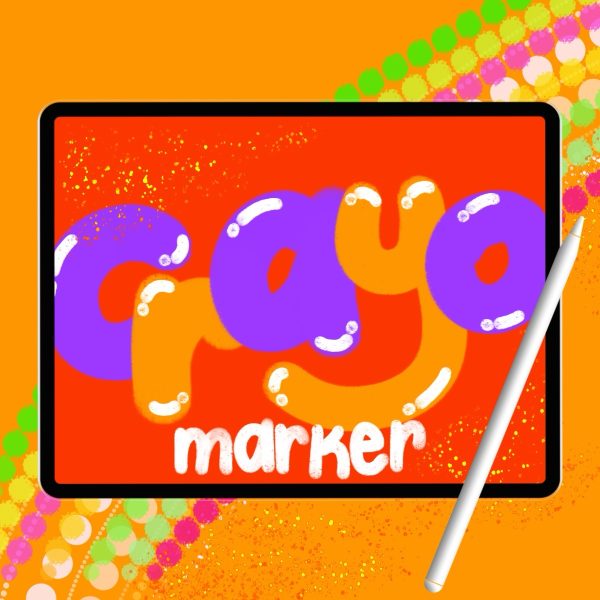 CrayoMarker Lettering Brush