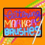 Calligraphy Markers Lettering Brushes