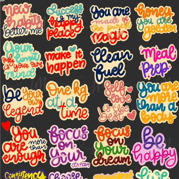 Inspired Gloss Stickers 2 Inspired Gloss Stickers